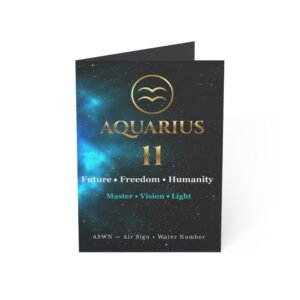 Aquarius 11 — Astro-Numerology Birthday Card