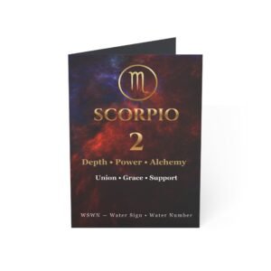 Scorpio 2 — Astro-Numerology Birthday Card