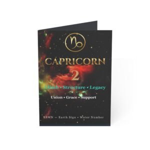 Capricorn 2 — Astro-Numerology Birthday Card