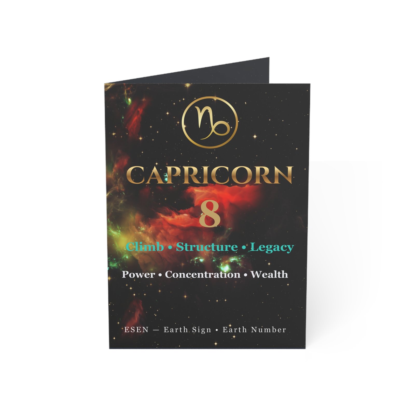 Capricorn 8 — Astro-Numerology Birthday Card - Image 5