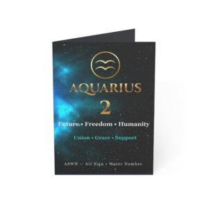 Aquarius 2 — Astro-Numerology Birthday Card
