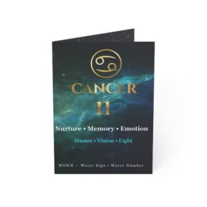 Cancer 11 — Astro-Numerology Birthday Card