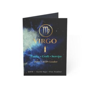 Virgo 1 — Astro-Numerology Birthday Card