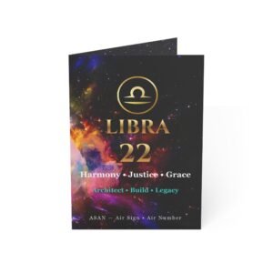 Libra 22 — Astro-Numerology Birthday Card