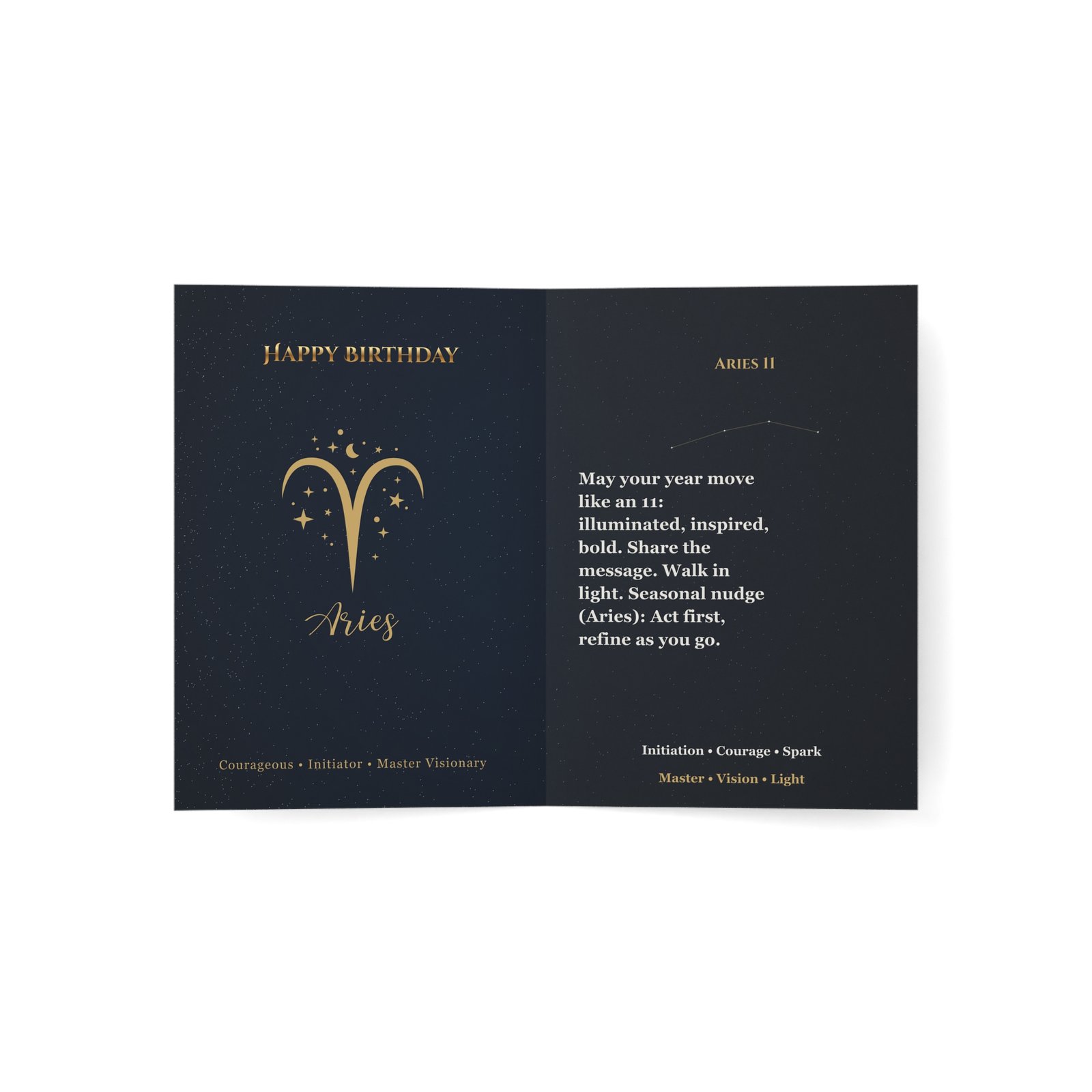 Aries 11 — Astro-Numerology Birthday Card - Image 16