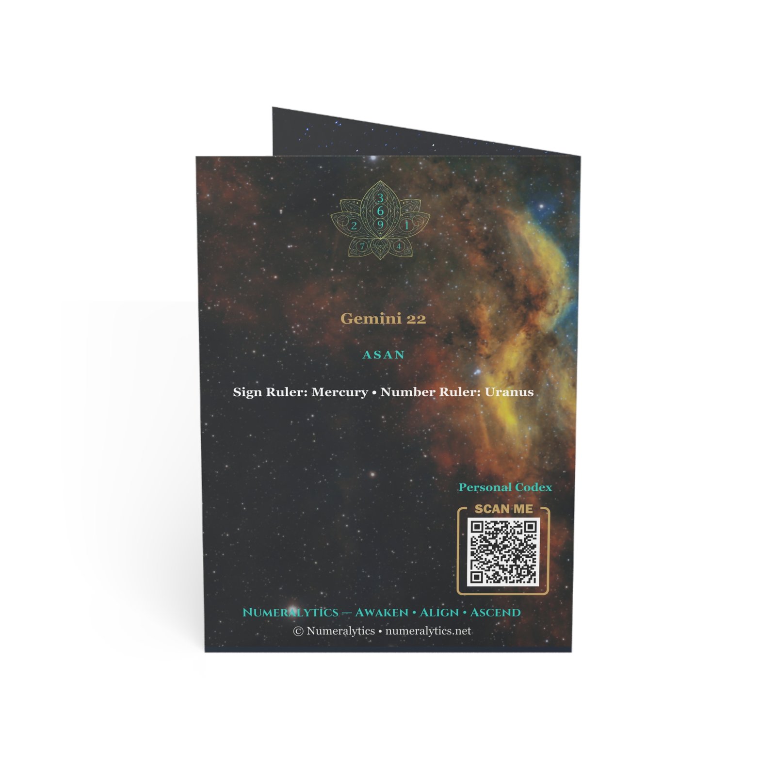 Gemini 22 — Astro-Numerology Birthday Card - Image 10
