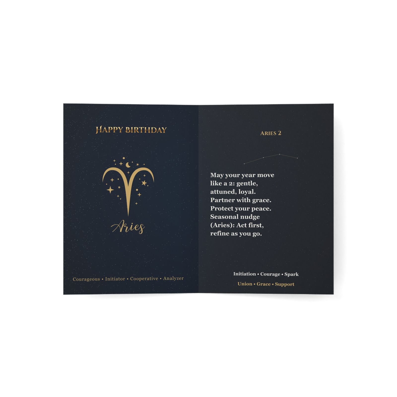 Aries 2 — Astro-Numerology Birthday Card - Image 20