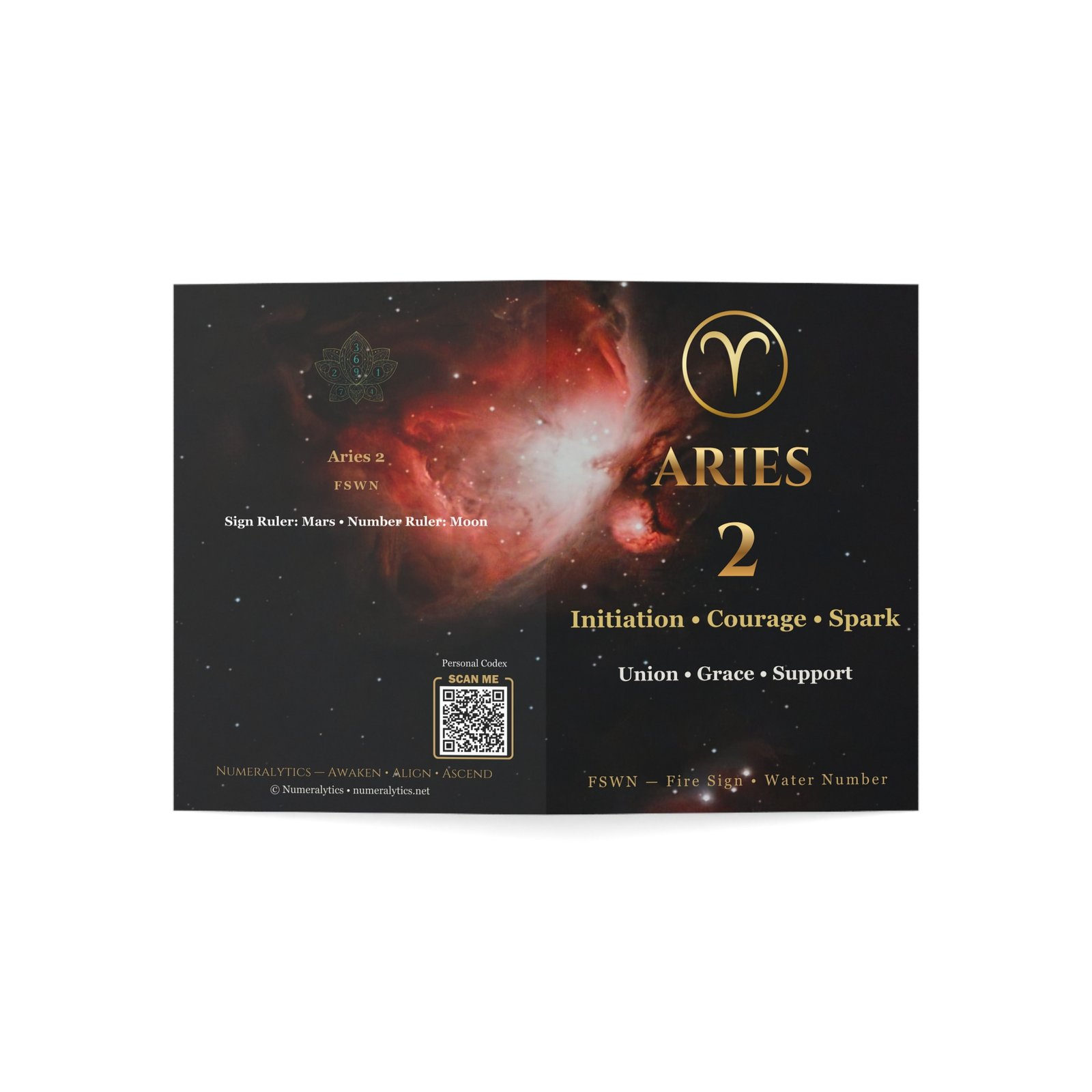 Aries 2 — Astro-Numerology Birthday Card - Image 7