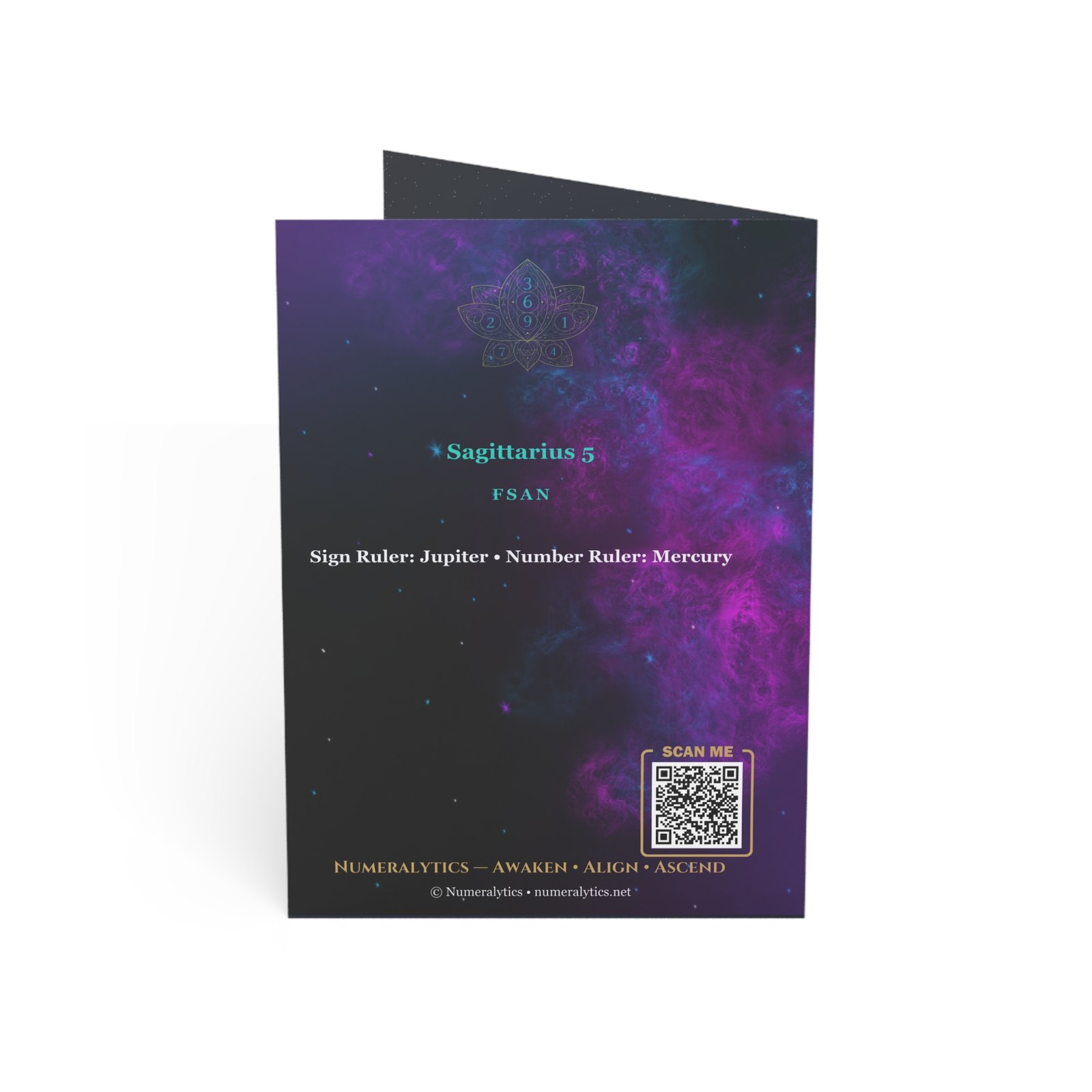 Sagittarius 5 — Astro-Numerology Birthday Card - Image 6