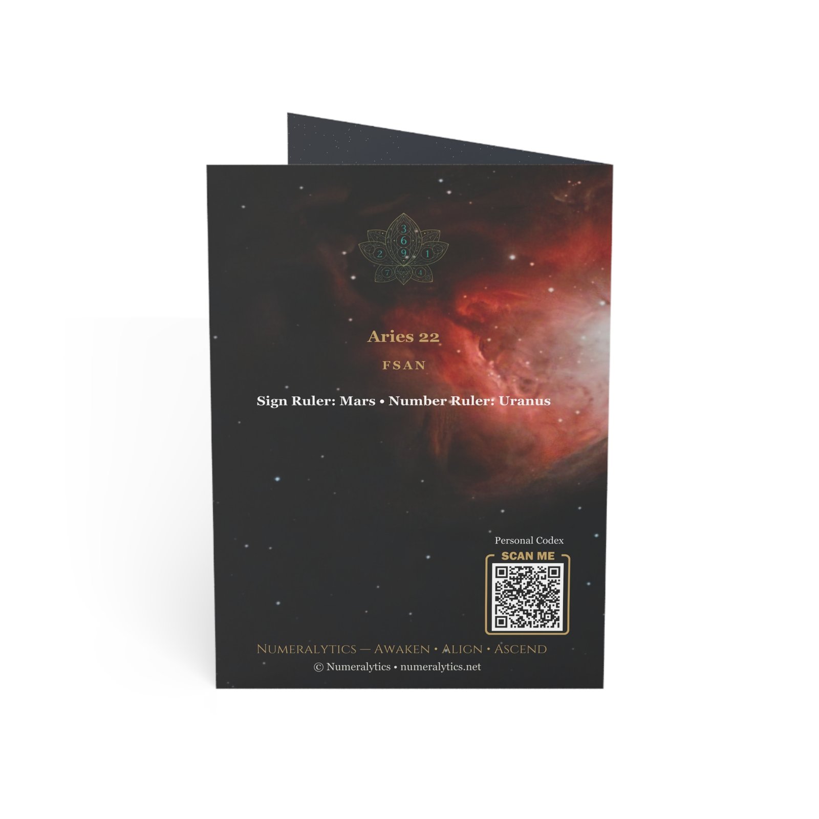 Aries 22 — Astro-Numerology Birthday Card - Image 10