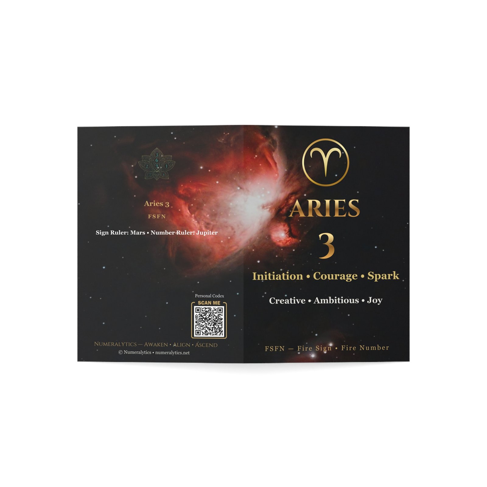 Aries 3 — Astro-Numerology Birthday Card - Image 7