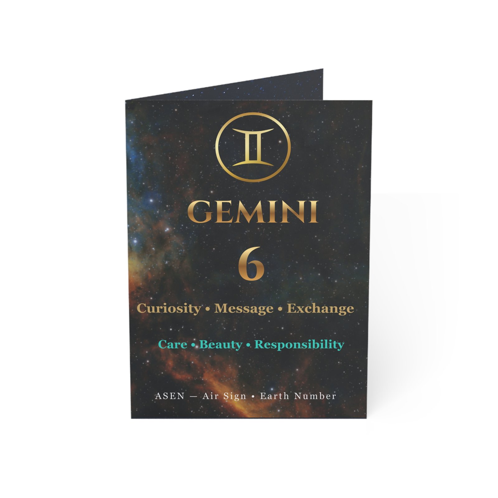Gemini 6 — Astro-Numerology Birthday Card - Image 9