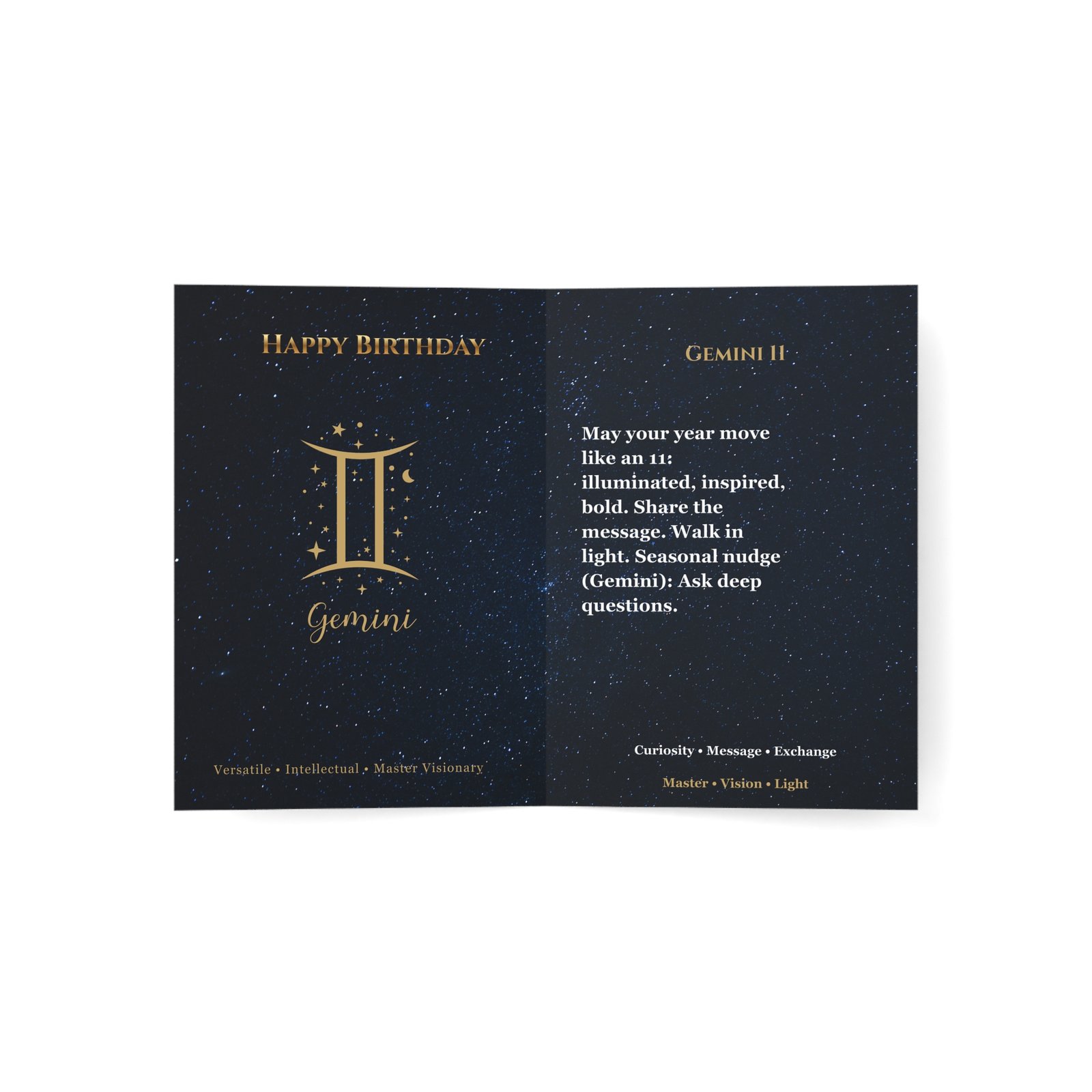 Gemini 11 — Astro-Numerology Birthday Card - Image 16